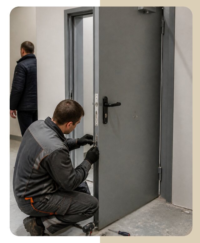 Ремонт противопожарной двери в Петрозаводске по цене 6598 р. | ДвериЛегко-Птр