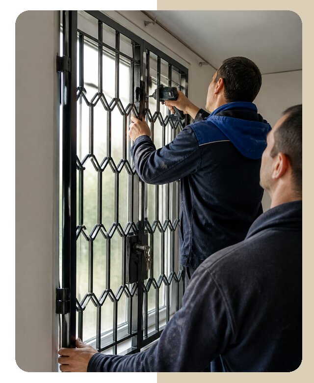 Установка распашных решеток в Петрозаводске цена от 6598 р. | ДвериЛегко-Птр